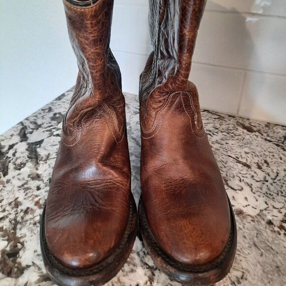Double H Western Boots Women’s 6M Brown - Picture 1 of 13